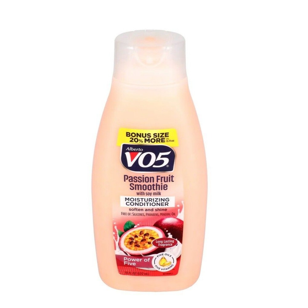 Lot x6  Alberto VO5 18 oz Passion Fruit Smoothie  Moisture Shampoo & Conditioner - Picture 2 of 3